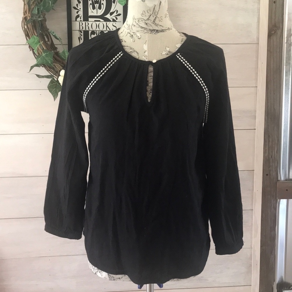 *🆕 Old Navy Long Sleeve Black Top XS
